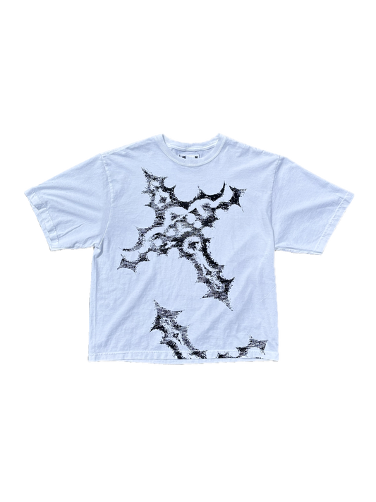 Cross Tee (White)